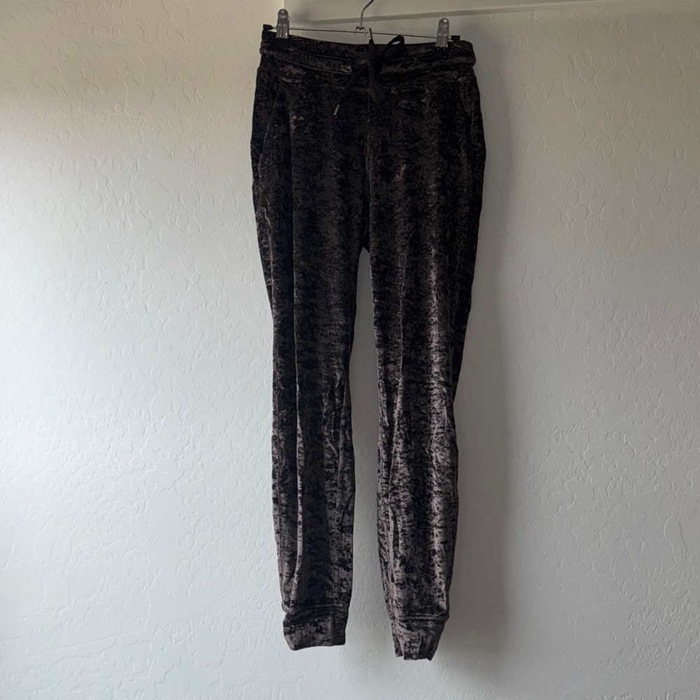 lululemon athletica Brown Track Pants with Tapered Fit